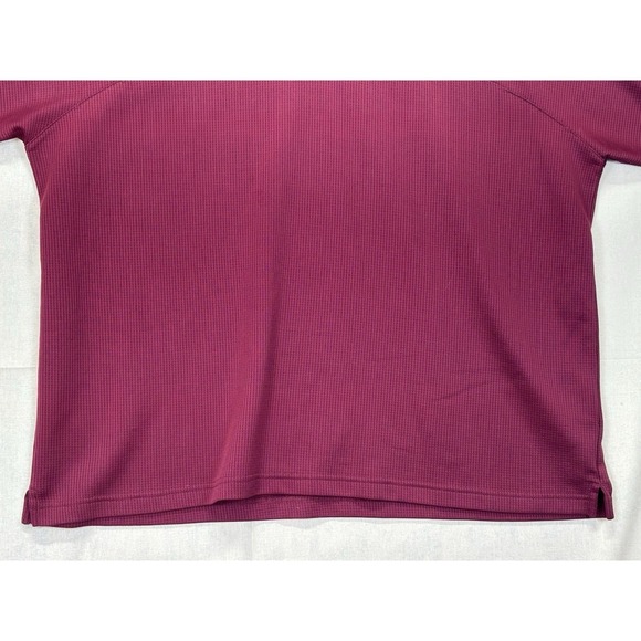 Starter Texas A&M Aggies Polo Shirt Mens XL Maroon Short Sleeve Textured Logo - Picture 9 of 16